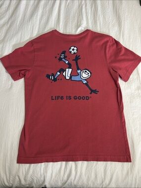 Life is Good Soccer T-Shirt